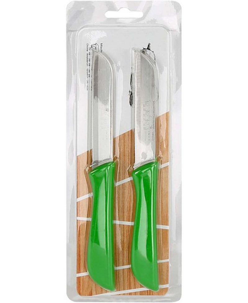 Solingen Paring Knife Green 2pcs