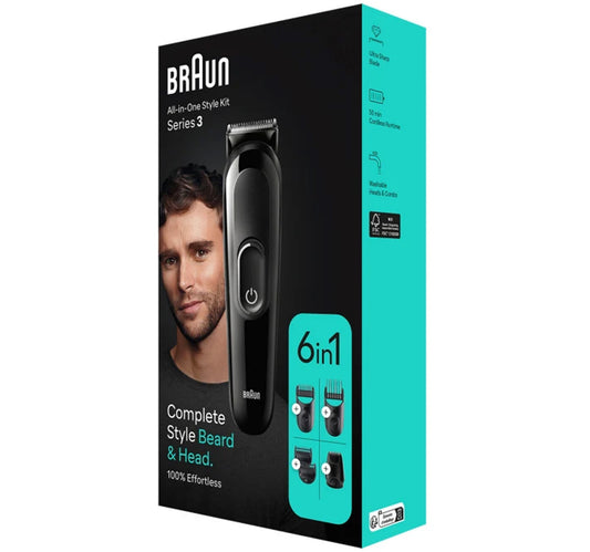 Braun 6-in-1 Style Kit Series 3 MGK3410 beard & hair Styling.