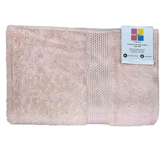 Laura Bath Towel 70x140 cm  Soft Pink