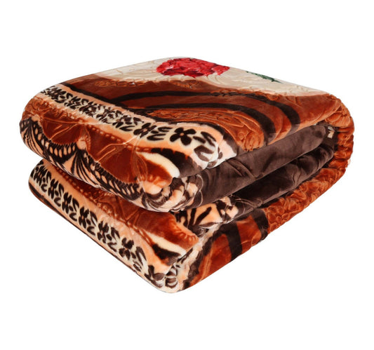 Maple Leaf 2Ply Super Soft Blanket 200x240cm 8Kg Assorted