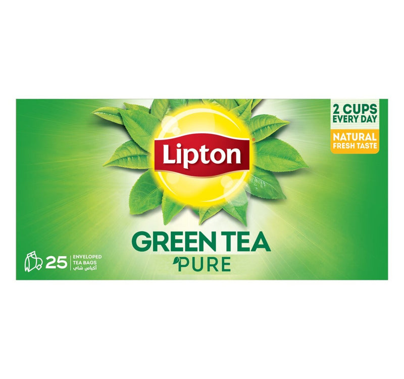 Lipton Pure Green Tea Value Pack 25 Teabags