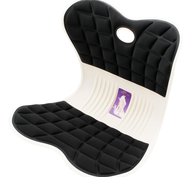 Golden Wheat Lumbar Support Seat, Black