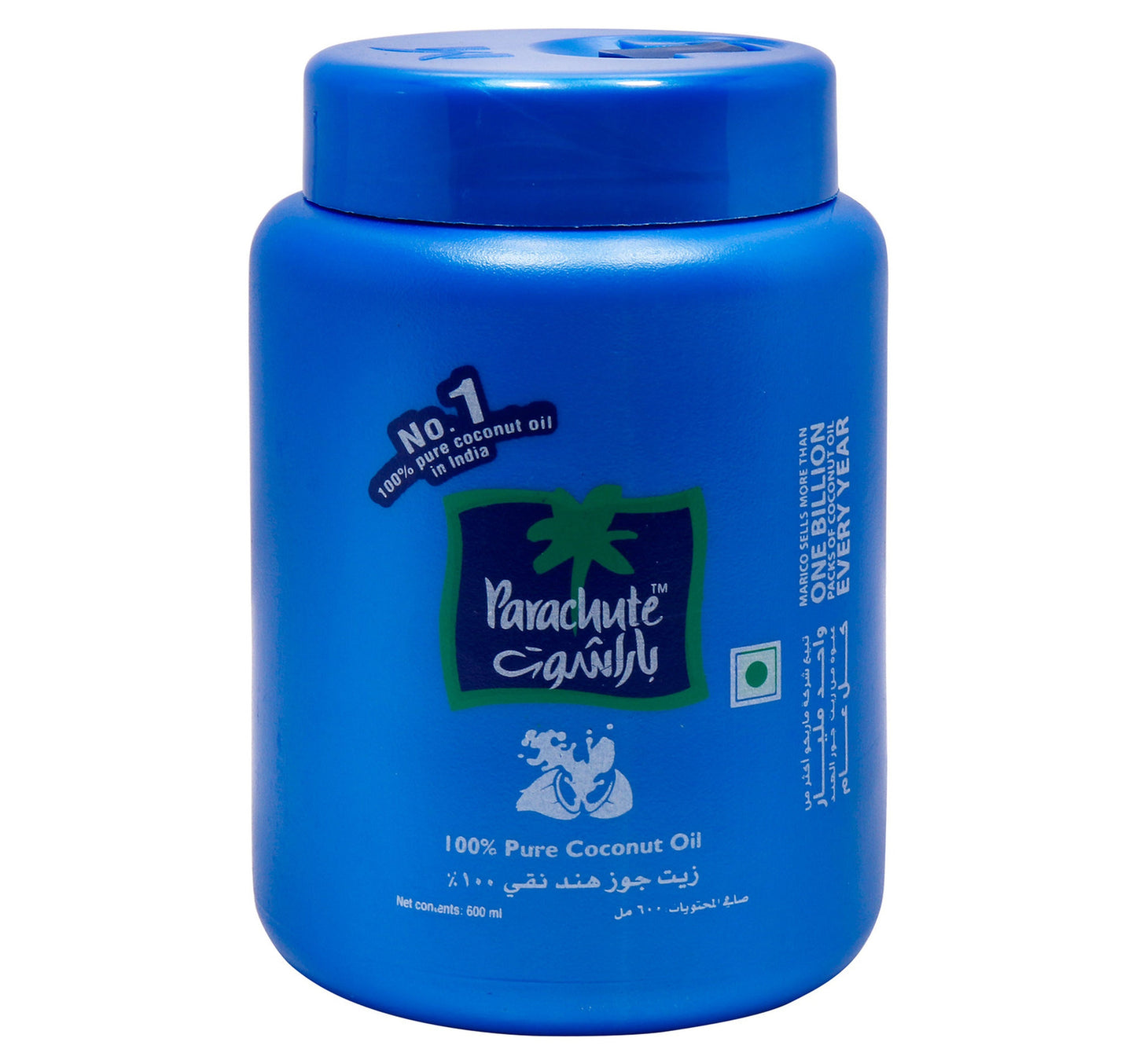 Parachute 100% Pure Coconut Oil 600 ml Lulu Hypermarket