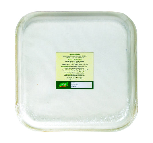 Faani Sugarcane Bagasse Square Plates 8" 12 pcs
