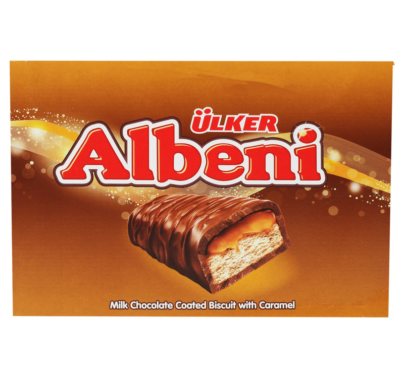 Ulker Albeni Milk Chocolate Biscuit With Caramel 24 x 31 g