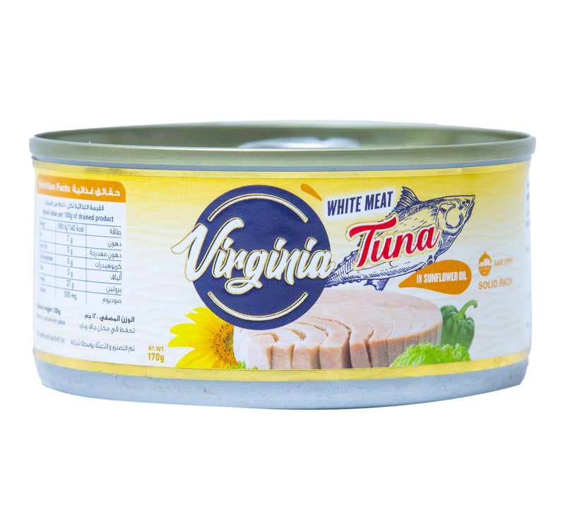 Virginia White Meat Tuna In Sunflower Oil 170 g