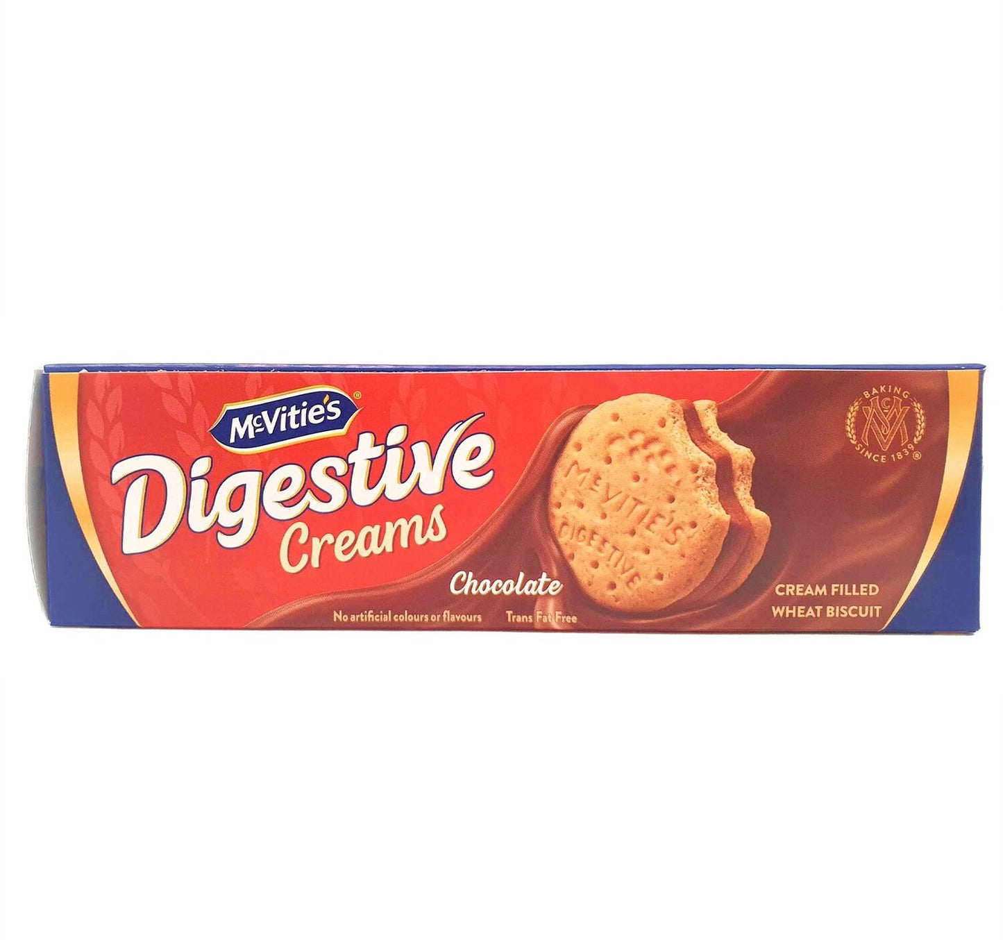 McVitie's Digestive Chocolate Cream Filled Wheat Biscuits 100 g Lulu Hypermarket