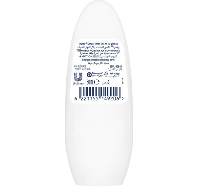 Rexona Motion Sense Shower Fresh Anti-Perspirant Roll On For Women 50 ml