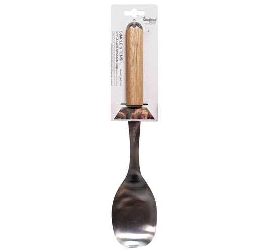 Chefline Stainless Steel Solid Spoon, JP0604KT