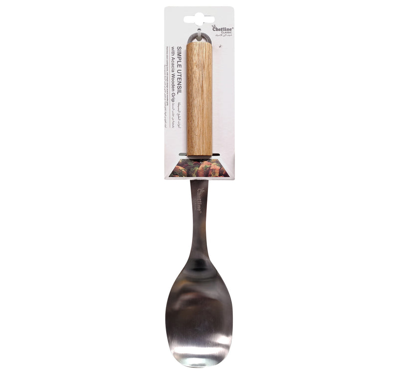 Chefline Stainless Steel Solid Spoon, JP0604KT