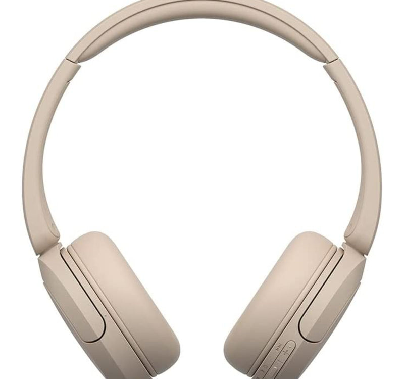 Sony Wireless Headphones with Microphone,Beige, WH-CH520