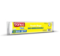 Sanita Club Trash Bags Biodegradable 8 Gallons Size 58 x 50cm 30pcs
