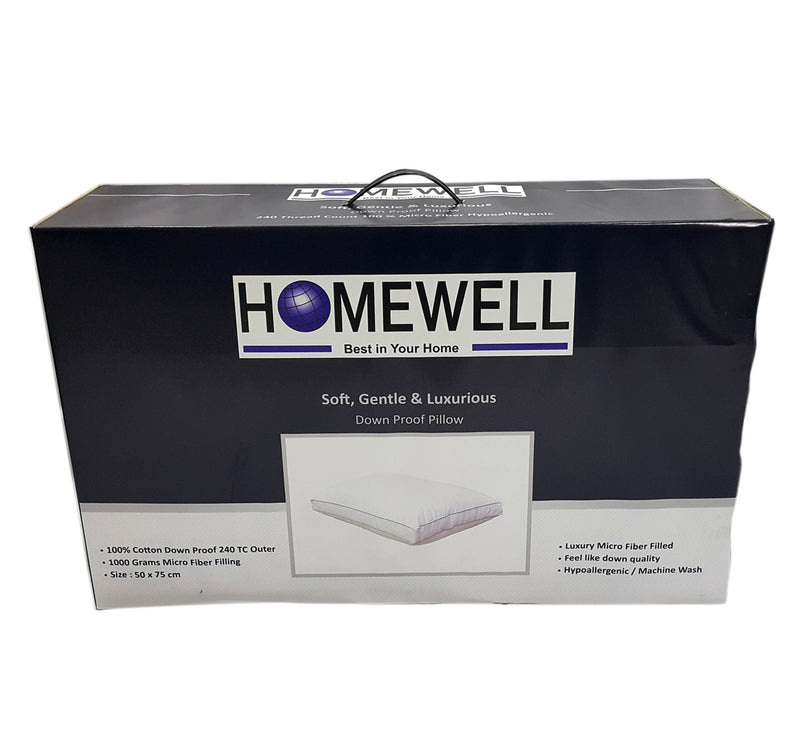 Homewell Down Proof Pillow 50x75cm 1pc