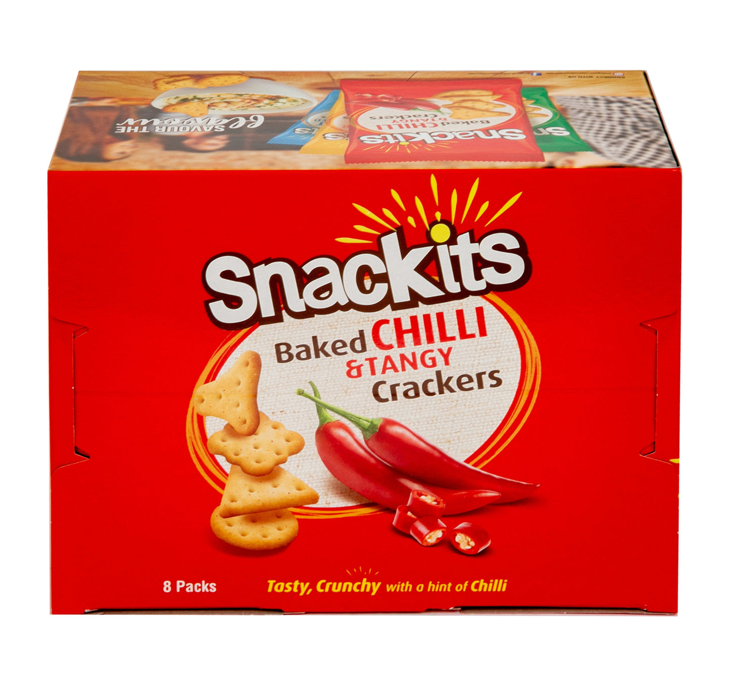 Nabil Snackits Chilli And Tangy Crackers Value Pack 8 x 26 g Lulu Hypermarket