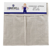 Homewell Maseer Cotton Kitchen Apron, 60 x 80 cm, Assorted