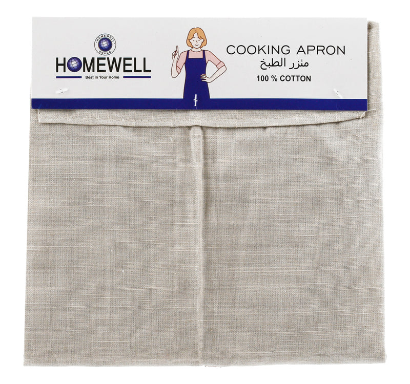 Homewell Maseer Cotton Kitchen Apron, 60 x 80 cm, Assorted