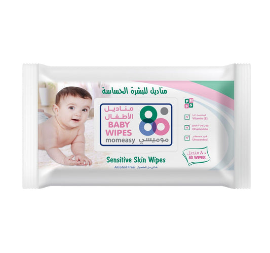 Momeasy Sensitive Skin Baby Wipes 80pcs