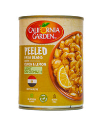 California Garden Peeled Egyptian Fava Beans With Cumin & Lemon 400 g