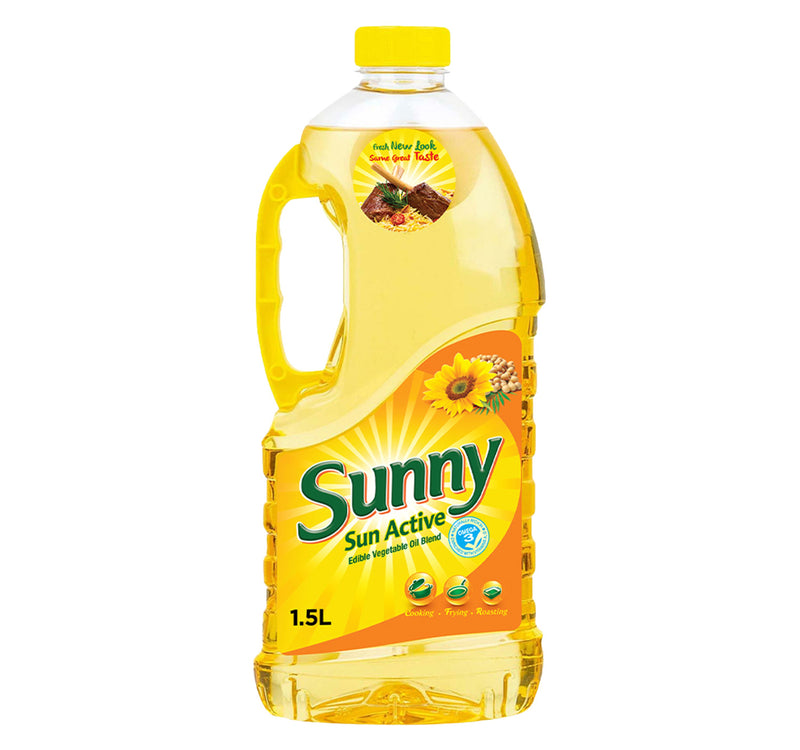 Sunny Sun Active Blended Vegetable Oil 1.5 Litres