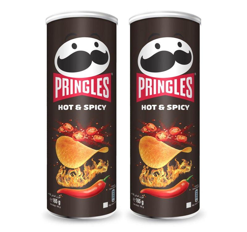 Pringles Hot & Spicy Chips 2 x 165 g