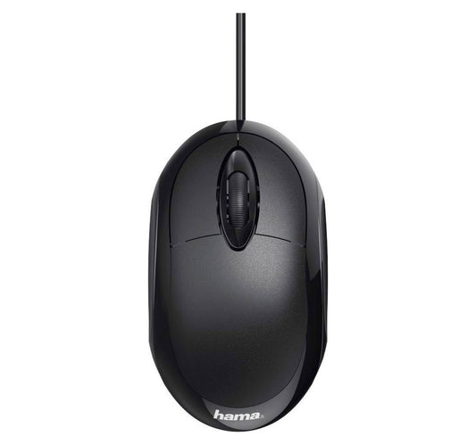 Hama MC100-182600 Mouse USB Optical Black 3 Buttons 1000 dpi