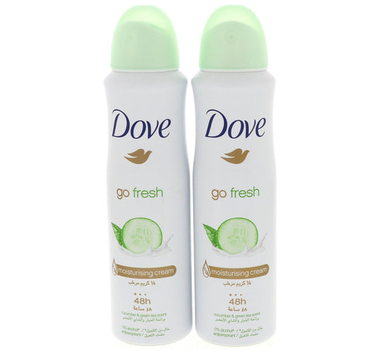 Dove Antiperspirant Spray Assorted Value Pack 2 x 150 ml