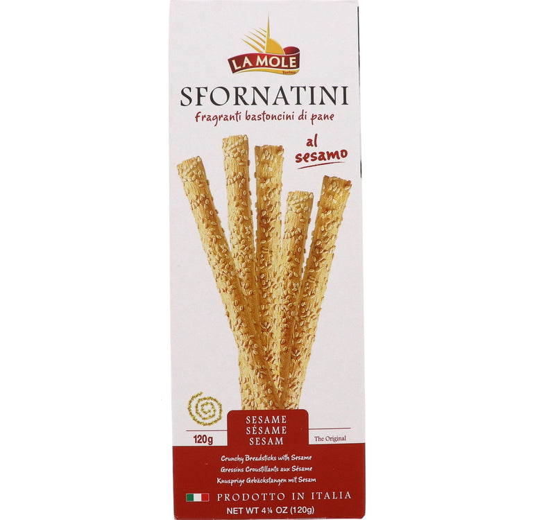La Mole Sfornatini Bread Sticks With sesame 120 g Lulu Hypermarket