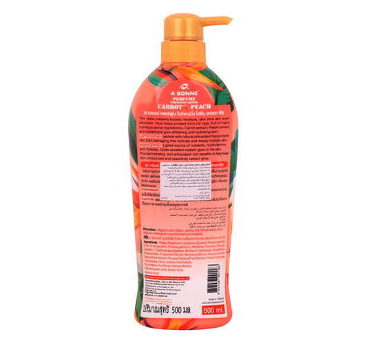 A Bonne Carrot & Peach Perfume Whitening Lotion 500 ml