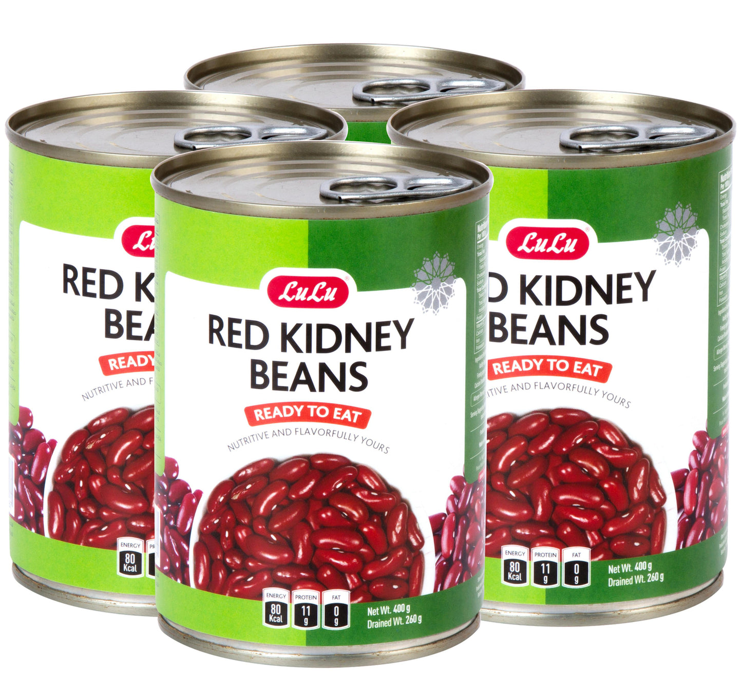 LuLu Red Kidney Beans Value Pack 4 x 400 g Lulu Hypermarket