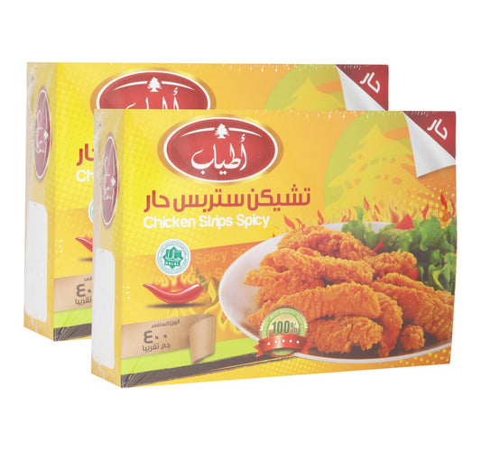 Atyab Chicken Strips Spicy Value Pack 2 x 400 g