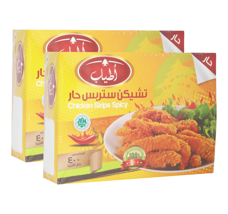 Atyab Chicken Strips Spicy Value Pack 2 x 400 g