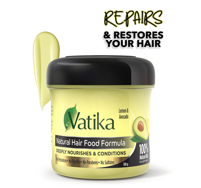 Dabur Vatika Lemon & Avocado Natural Hair Food Formula 150 ml