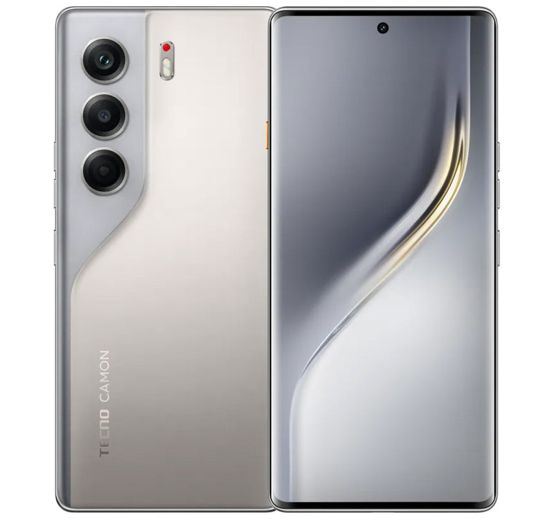 Tecno Camon 40 Pro 5G Smartphone, 12 GB RAM, 256 GB Storage, Sandy Titanium