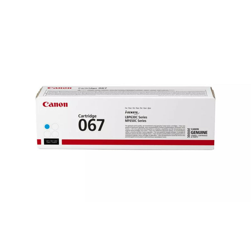 Canon Toner Cartridge, Cyan, 067