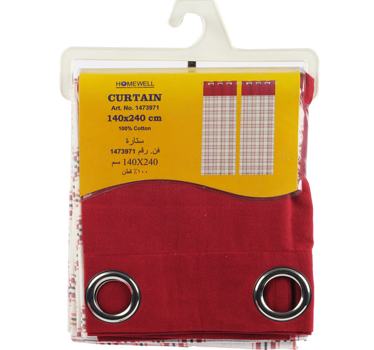 Homewell Wndow Curtain PF-251 140 x 240cm Assorted Colors