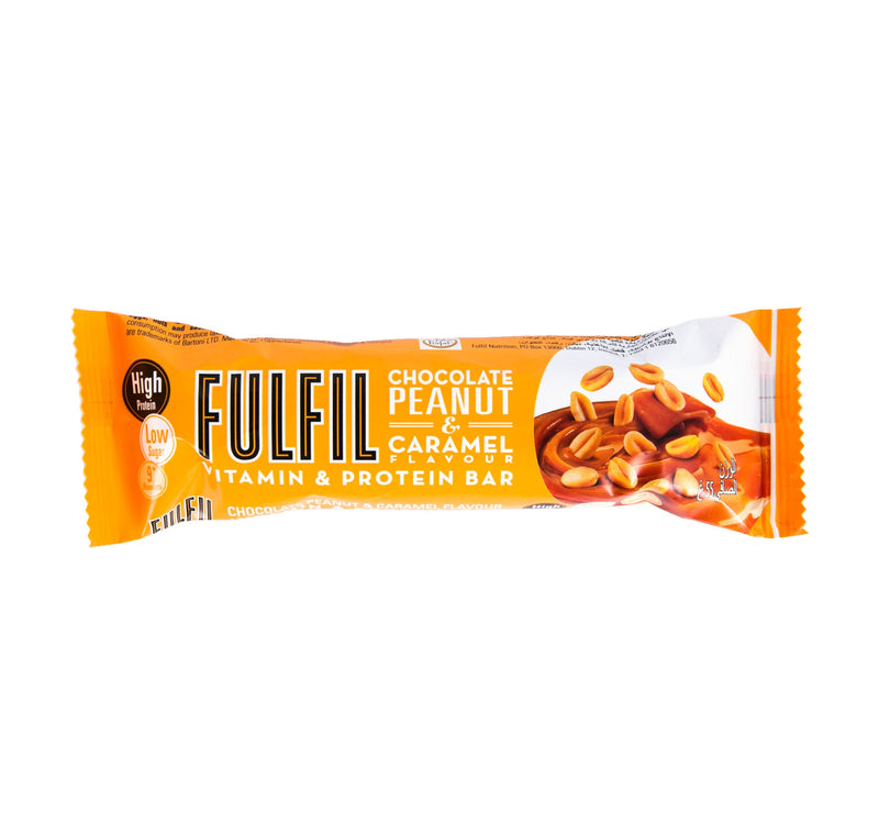 Fulfil Chocolate Peanut & Caramel Vitamin & Protein Bar 55 g