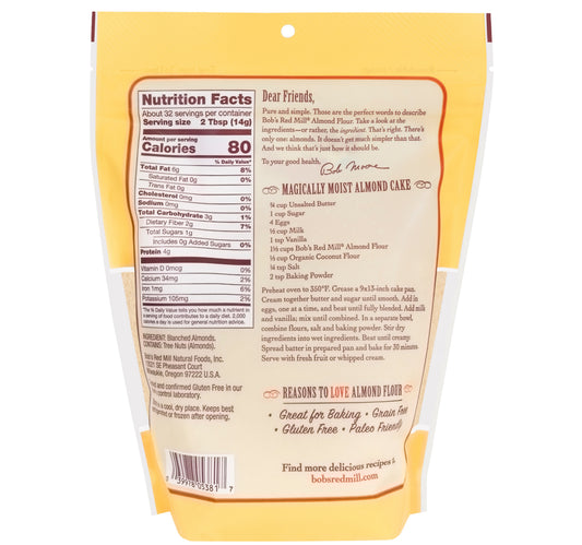 Bob's Red Mill Super Fine Almond Flour 453 g