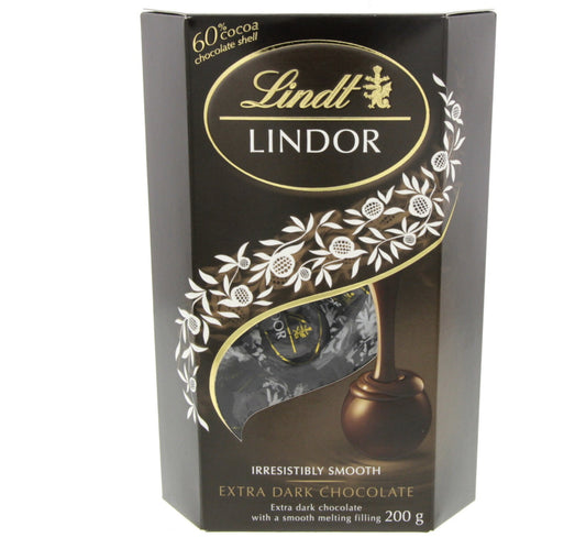 Lindt Lindor Irresistibly Smooth Extra Dark Chocolate 200 g Lulu Hypermarket