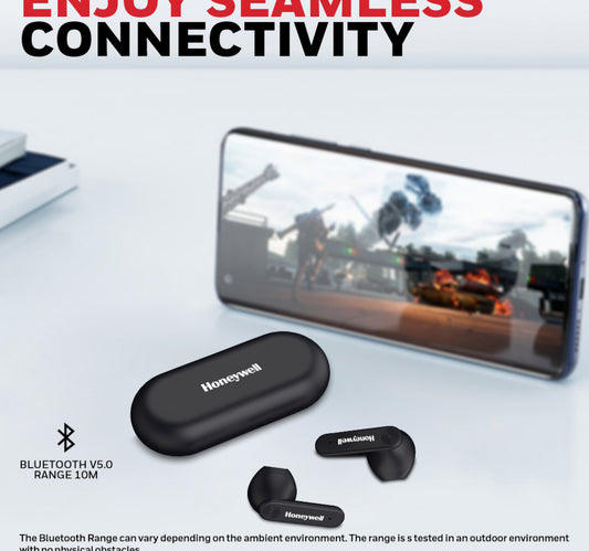 Honeywell Suono P2000 True Wireless Earbuds, Grey