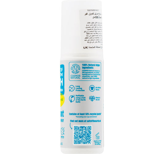 Salt Of The Earth Unscented Deodorant Spray 100 ml