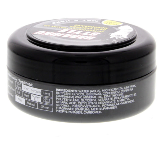 Gatsby Hair Wax Mat & Hard 75 g