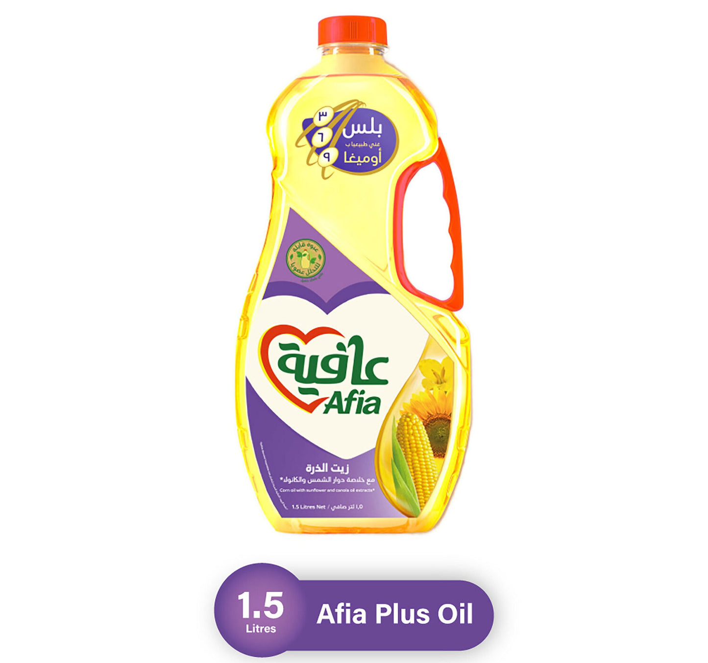 Afia Corn Oil with Sunflower and Canola Oil Extracts 1.5 Litres Lulu Hypermarket