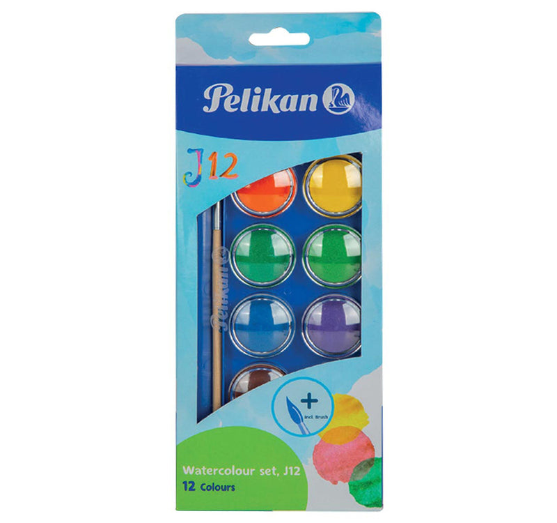 Pelikan Water Color 12 Colors + Brush 724633C