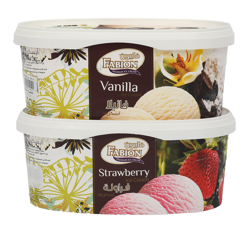 Fabion Ice Cream Assorted 2 x 2 Litres Lulu Hypermarket