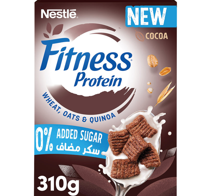 Nestle Fitness No Added Sugar Protein Chocolate Cereal 310 g