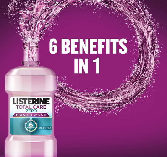 Listerine Mouthwash Total Care Zero Alcohol Smooth Mint 250 ml