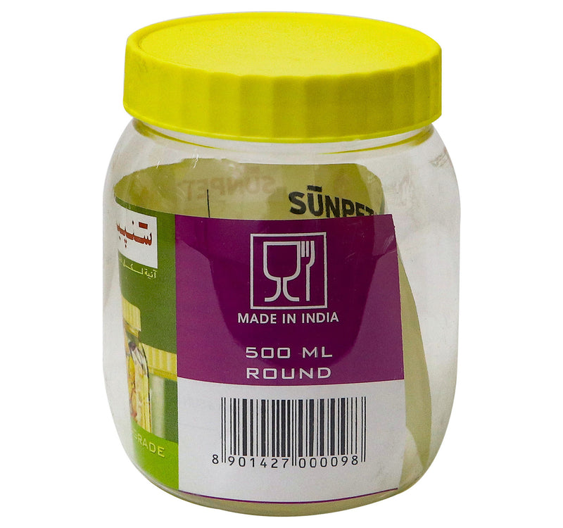 Sunpet Plastic Jar 500ml