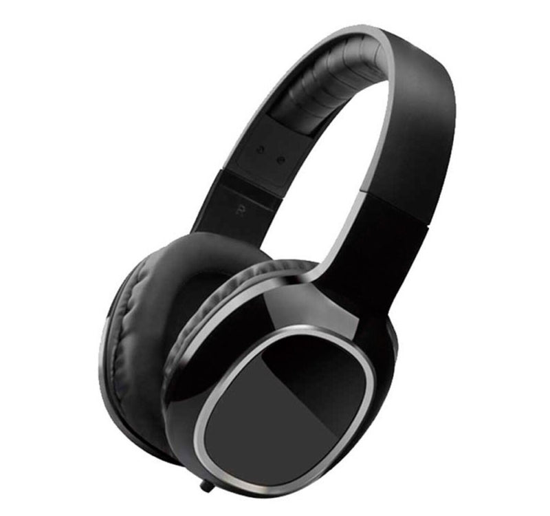Trands Expandable On Ear 3.5mm Wired Stereo Headphone With Mic HS145