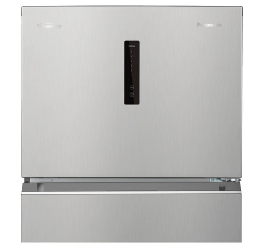 Panasonic Double Door Refrigerator, 410L, Silver, NR-BC535VSAS