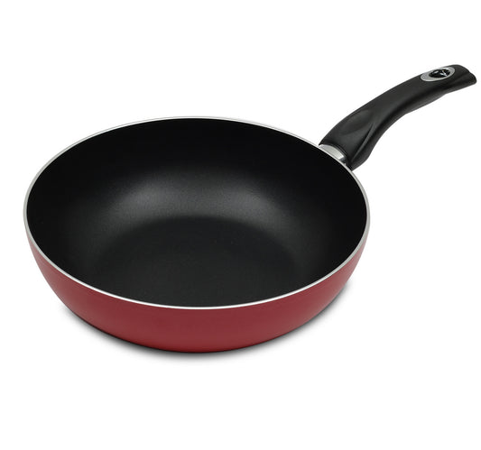 Chefline Aluminium Non-Stick Wok Pan, 28 cm, XWP28R-1H